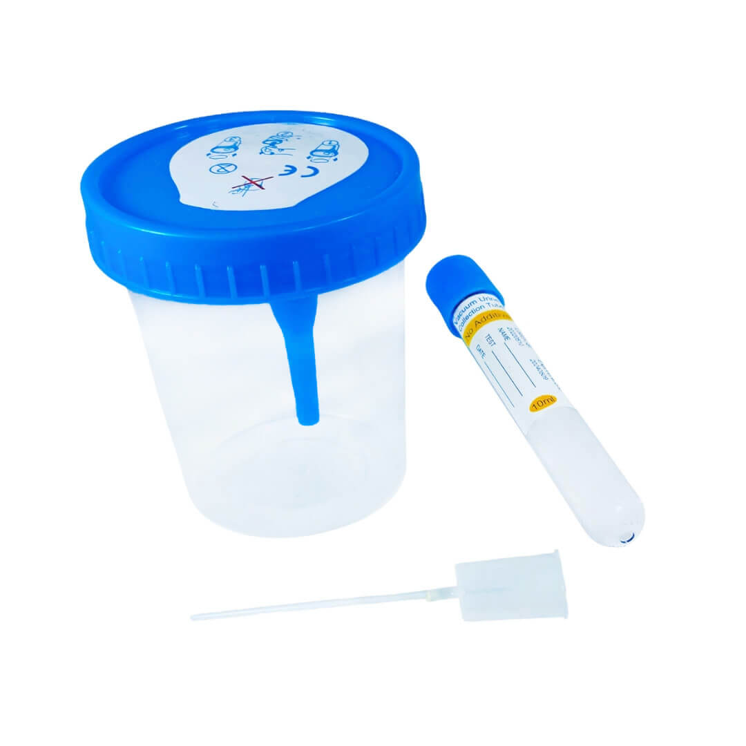 90mL Urine Collection Cup with Vacuum Needle – Sterile & Leak-Proof