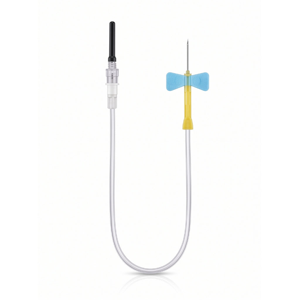 CMT 23G Butterfly Needle Safety Winged Blood Collection Set (1000 pcs)
