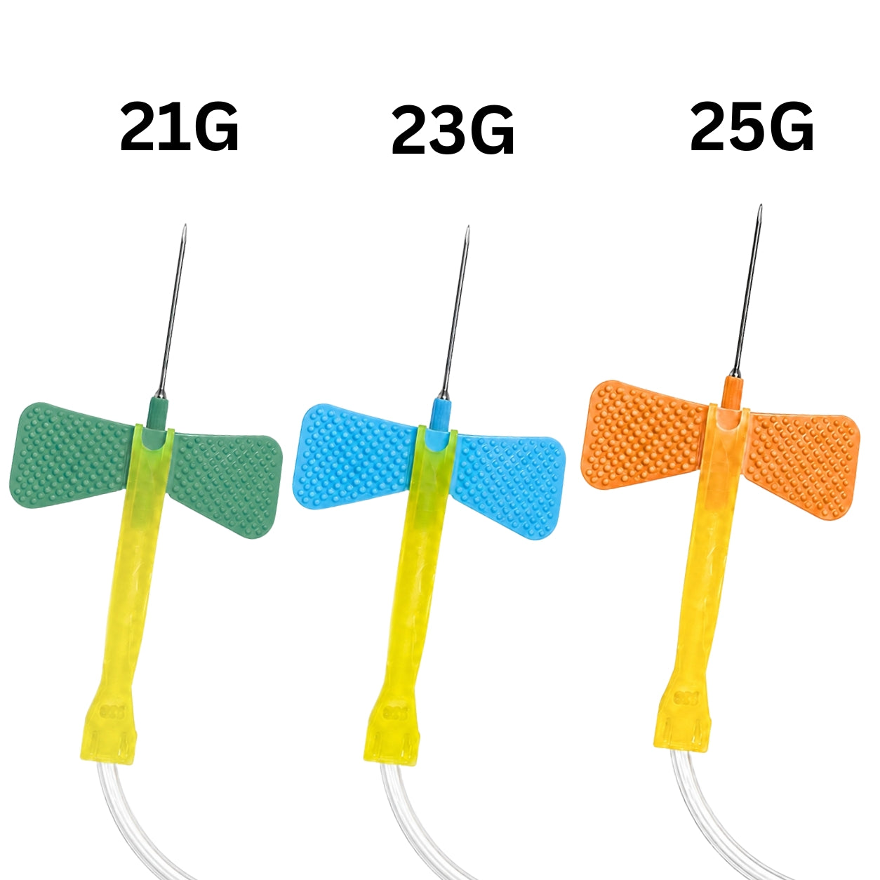 CMT 21G Butterfly Needle Safety Winged Blood Collection Set (1000 pcs)