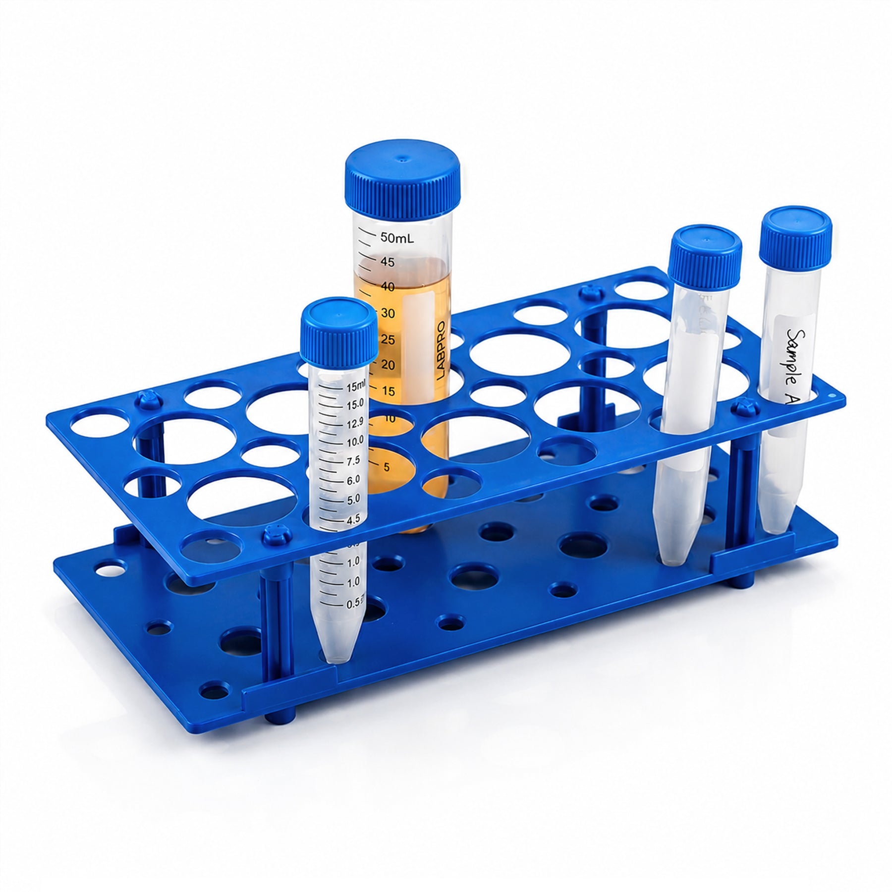 Centrifuge Tube Rack Stand for 10mL 15mL 50mL Tubes, Detachable