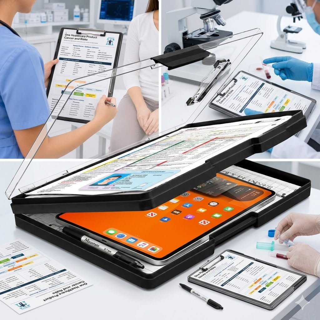 Clearview Clipboard with Storage 8.5 x 11in with Dual Storage Heavy Duty