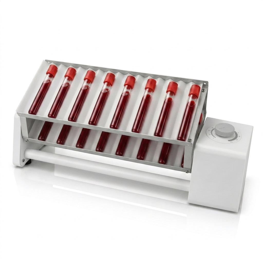 Tube Rotator Mixer, Double Deck Rocking Rotator 0-30RPM 30 Tilt Blood Tube