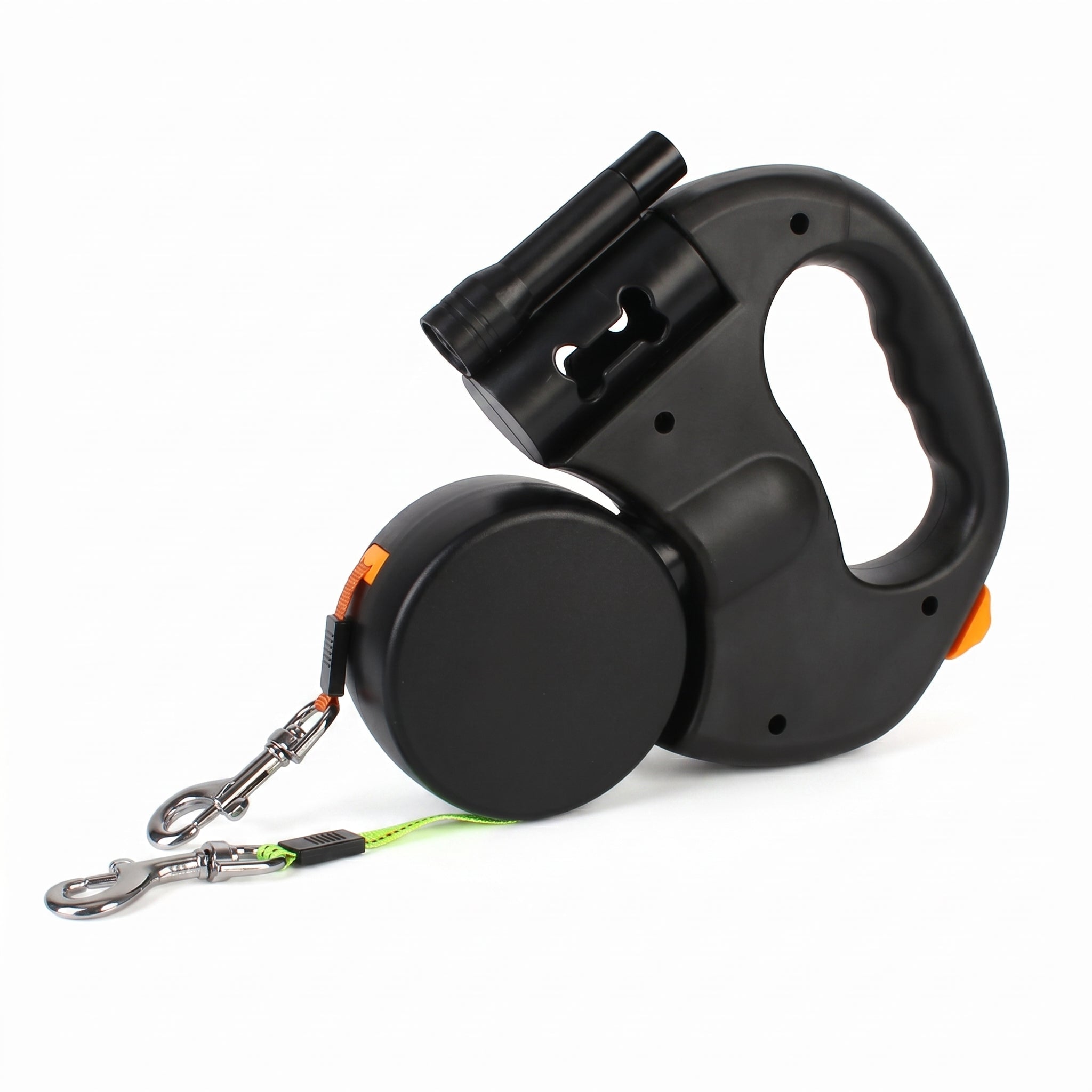 Dual Dog Retractable Leash for Two Dogs, Auto-Untangle