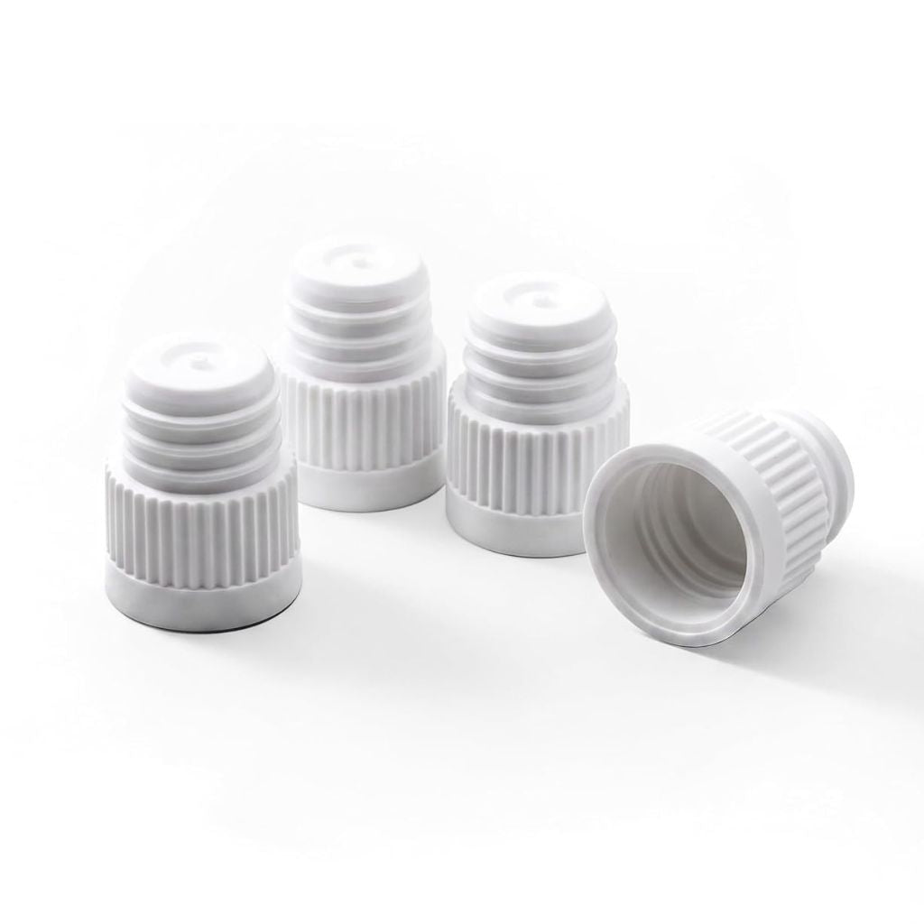 Flange Plug Caps for Test Tubes 12x100mm, 1000 pcs (Caps Only)