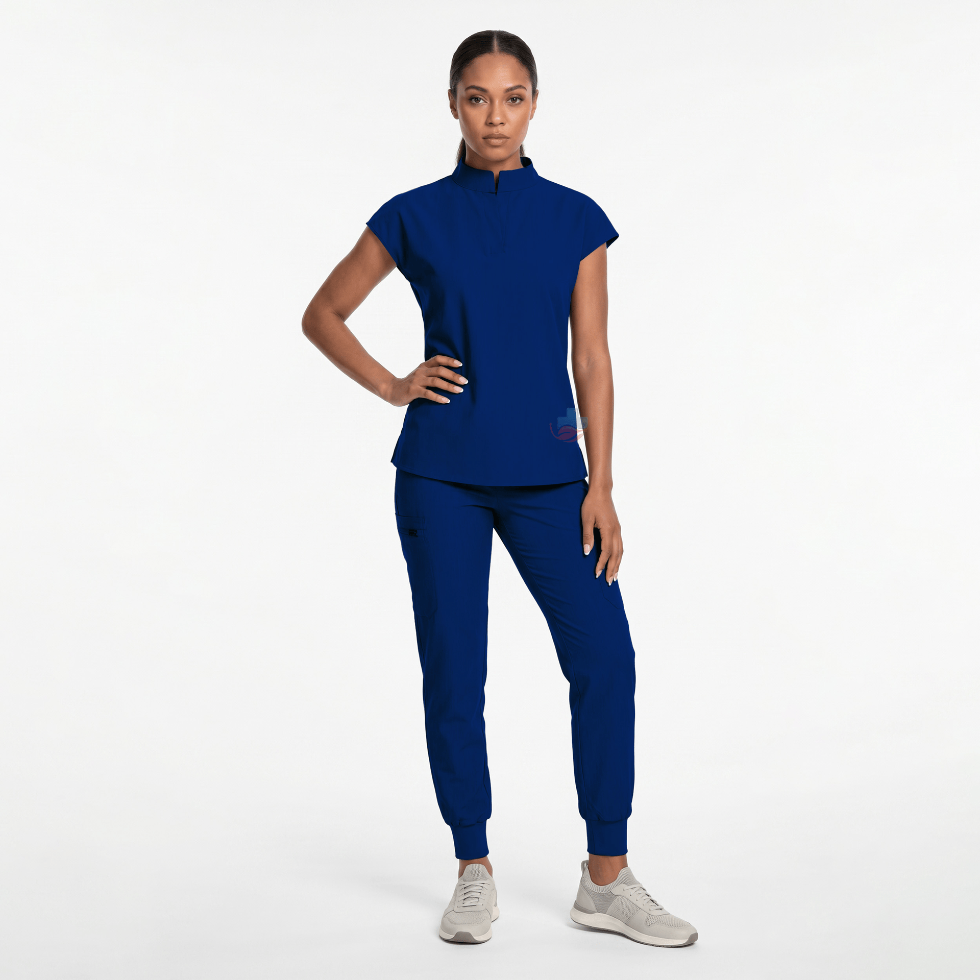 Medical Uniform Scrubs Set with Modern V-Neck, Jogger Pants and Multiple Pockets for Women (Copy)