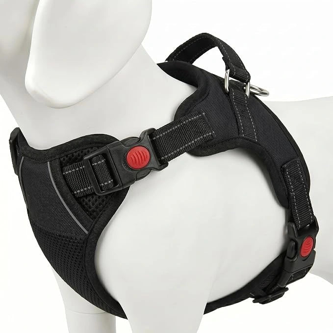 No Pull Dog Harness, Reflective Adjustable Vest with Handle