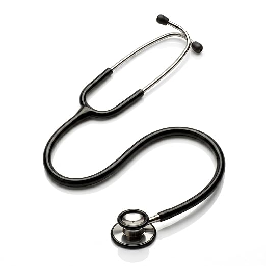 Medical Stethoscope Dual Head 22in, Turnable Diaphragm Chestpiece