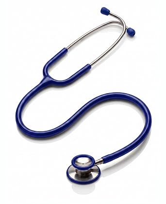 Medical Stethoscope Dual Head 22in, Turnable Diaphragm Chestpiece