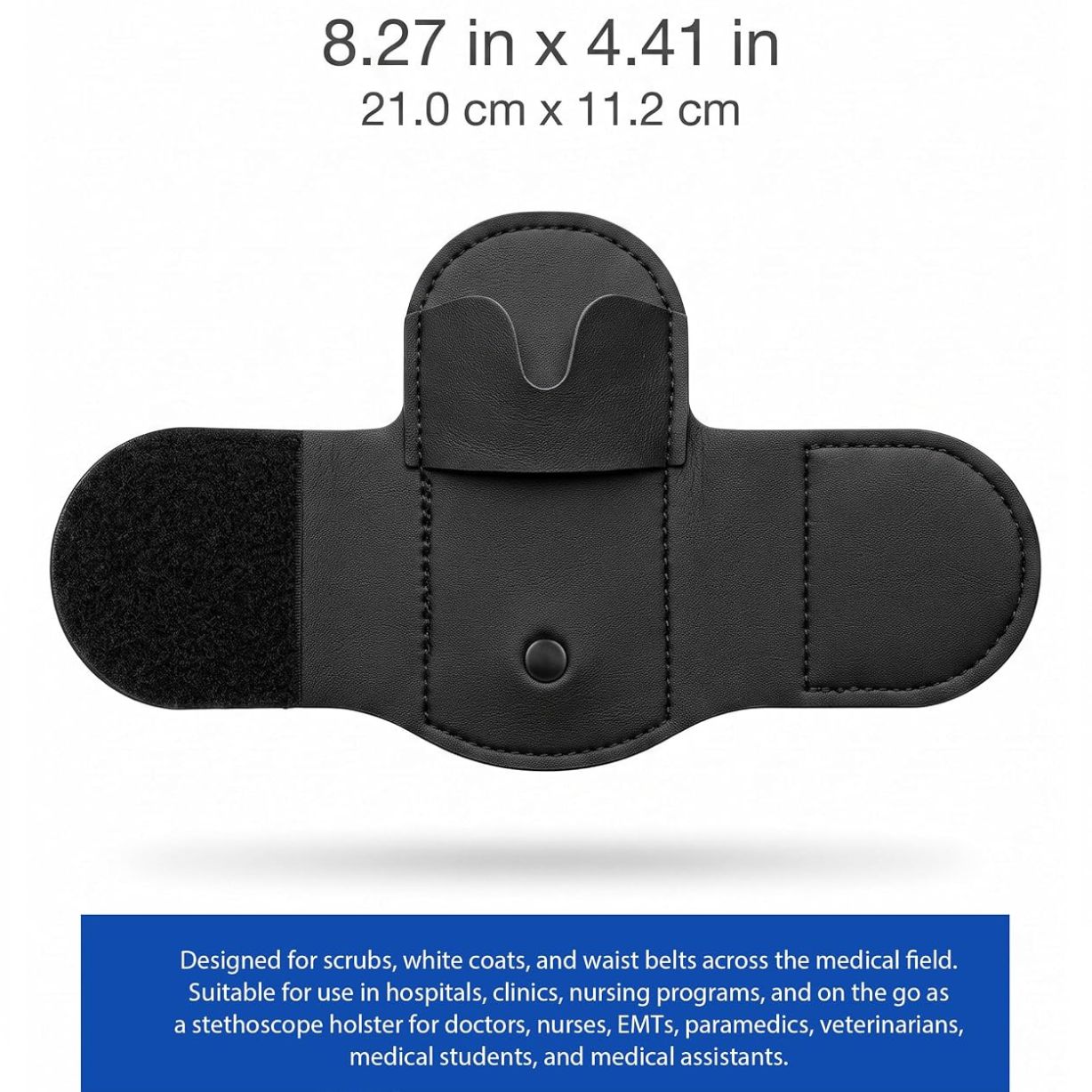 PU Leather Stethoscope Holder Hip Clip
