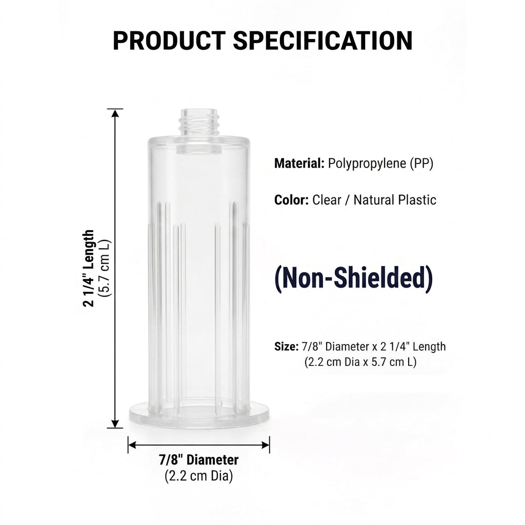 Needle Holder Universal Fit, Standard (Non-Shielded), 1000 Counts