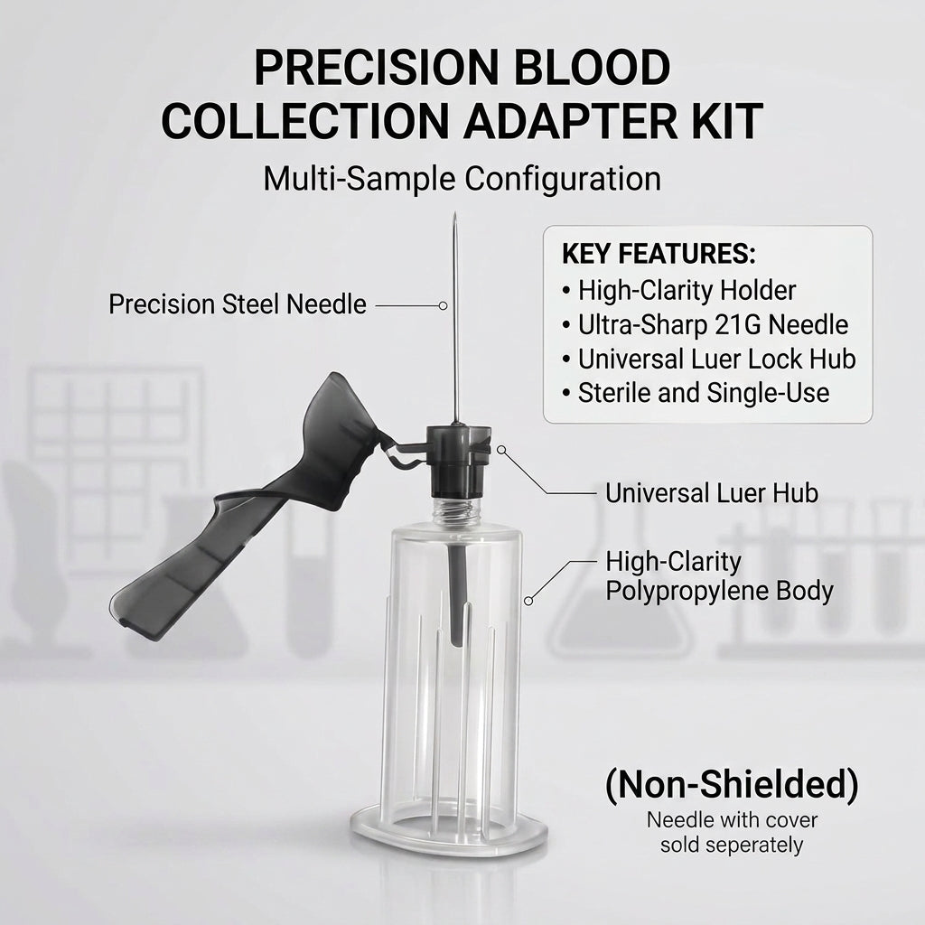 Needle Holder Universal Fit, Standard (Non-Shielded), 1000 Counts