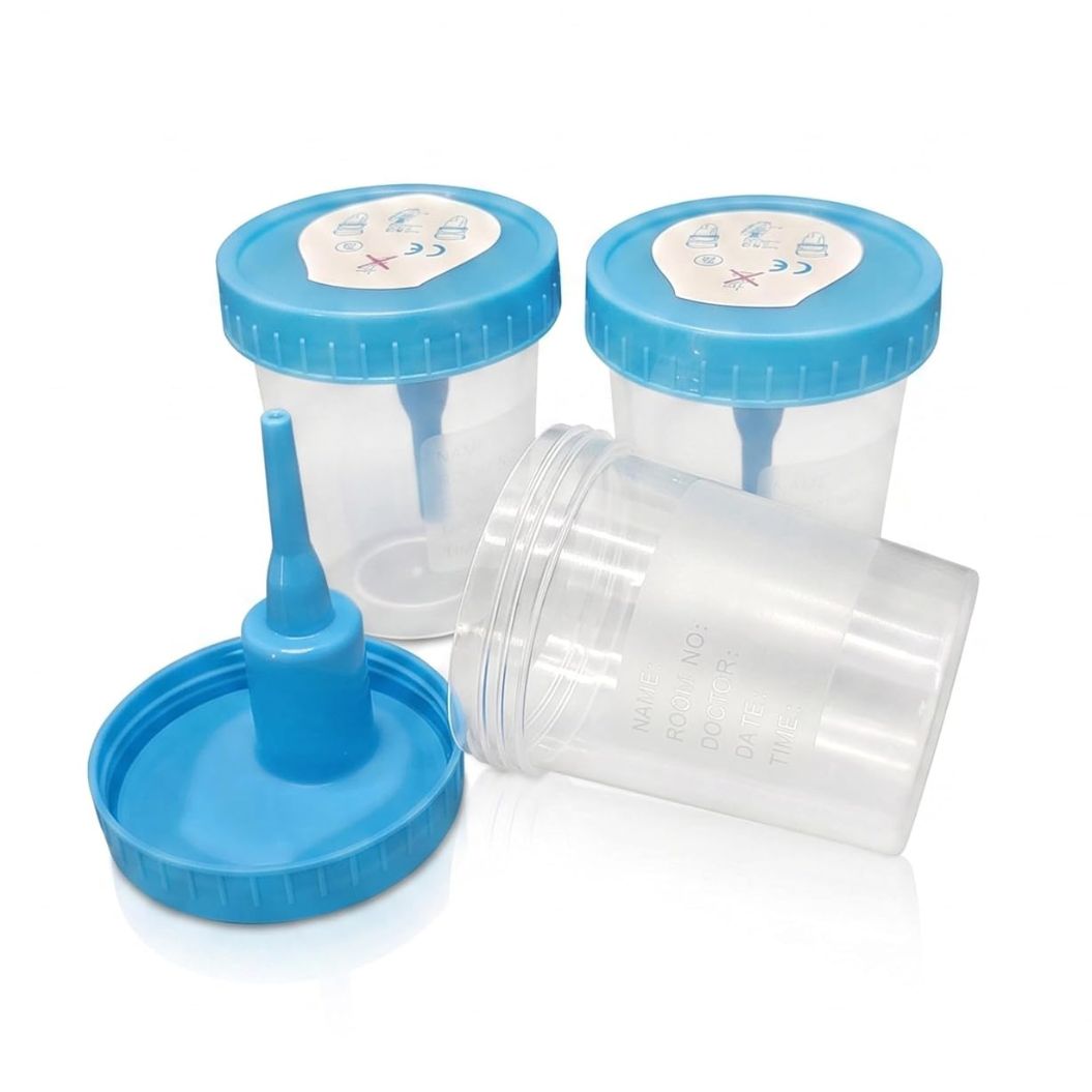 Vacuum Urine Specimen Collection Cups 120mL, Graduation, Sterile, 300 pcs